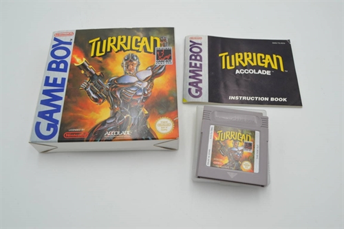 Turrican - SCN - I æske - GameBoy Original spil (A Grade) (Genbrug)